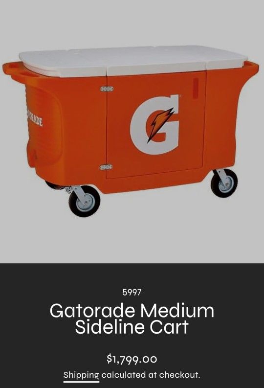 GATORADE SIDELINE CART!