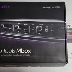 Avid Mbox Interface With Pro Tools Le