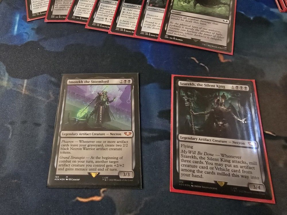 Warhammer 40K Necron Dynasties Magic The Gathering Precon