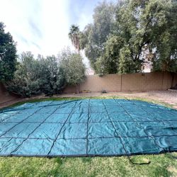 Oval Pool Cover - NEVER USED