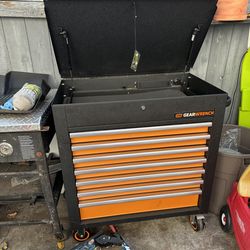 Gear wrench tool box