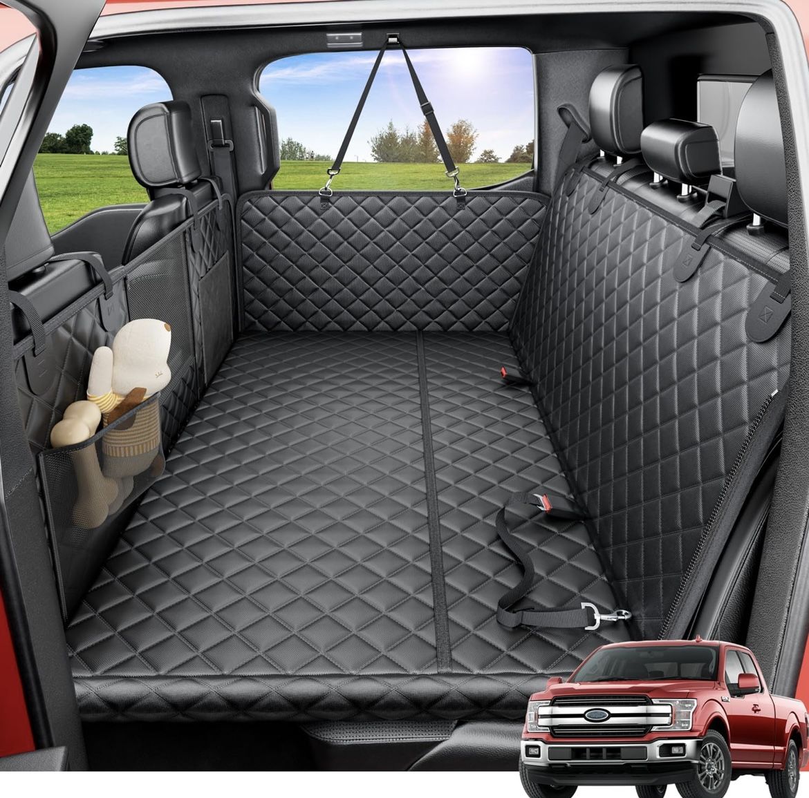 REEVAA XL Dog Car Seat Cover