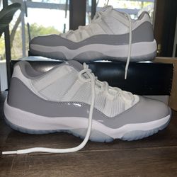 New Jordan 11 Low Cement Grey Size 13