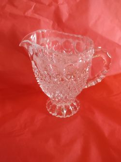 Never used Mikasa crystal creamer 5x4
