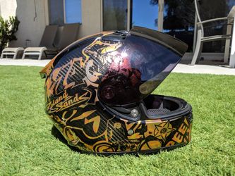 Bell Carbon Fiber - Roland Sands Design Helmet with SoFlex transitions (photochromatic) visor.