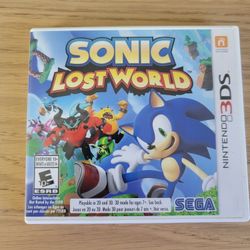 Nintendo 3ds - Sonic Lost Worlds