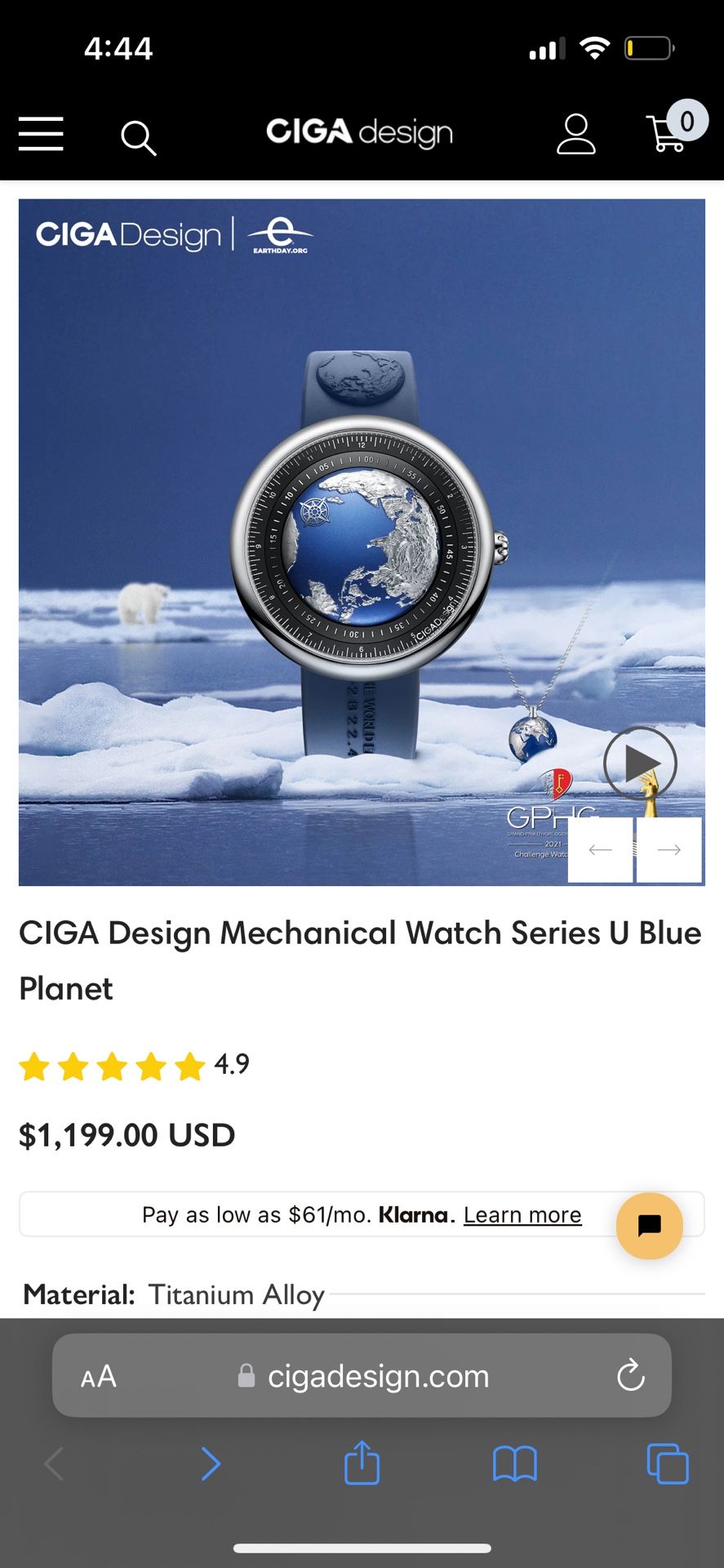 Ciga Design Watch