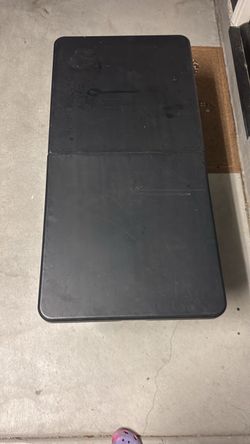 Black Folding Plastic Table