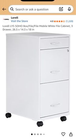 White File cabinet