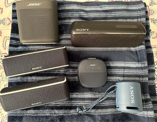 Sony and Bose Bluetooth Speakers - Excellent Condition!