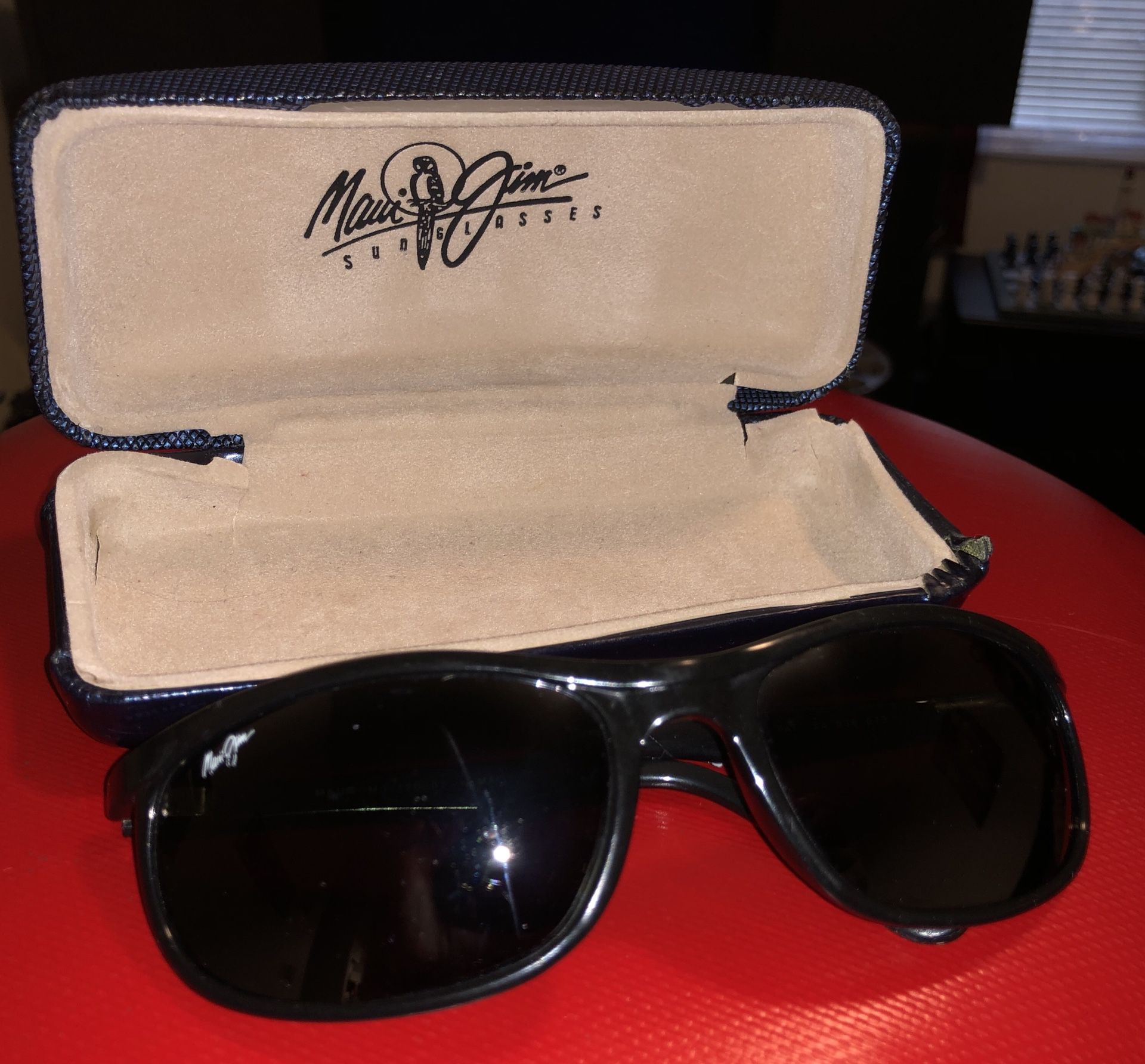 Maui Jim Typhoon Polarized Sunglasses MJ-120-02 Made In Japan for Sale ...