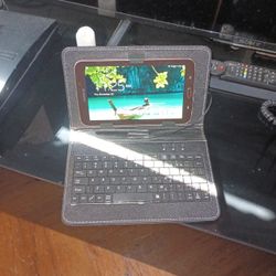 Samsung Tablet And Keyboard 