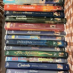 Disney DVD Collection - All 14 For $75!