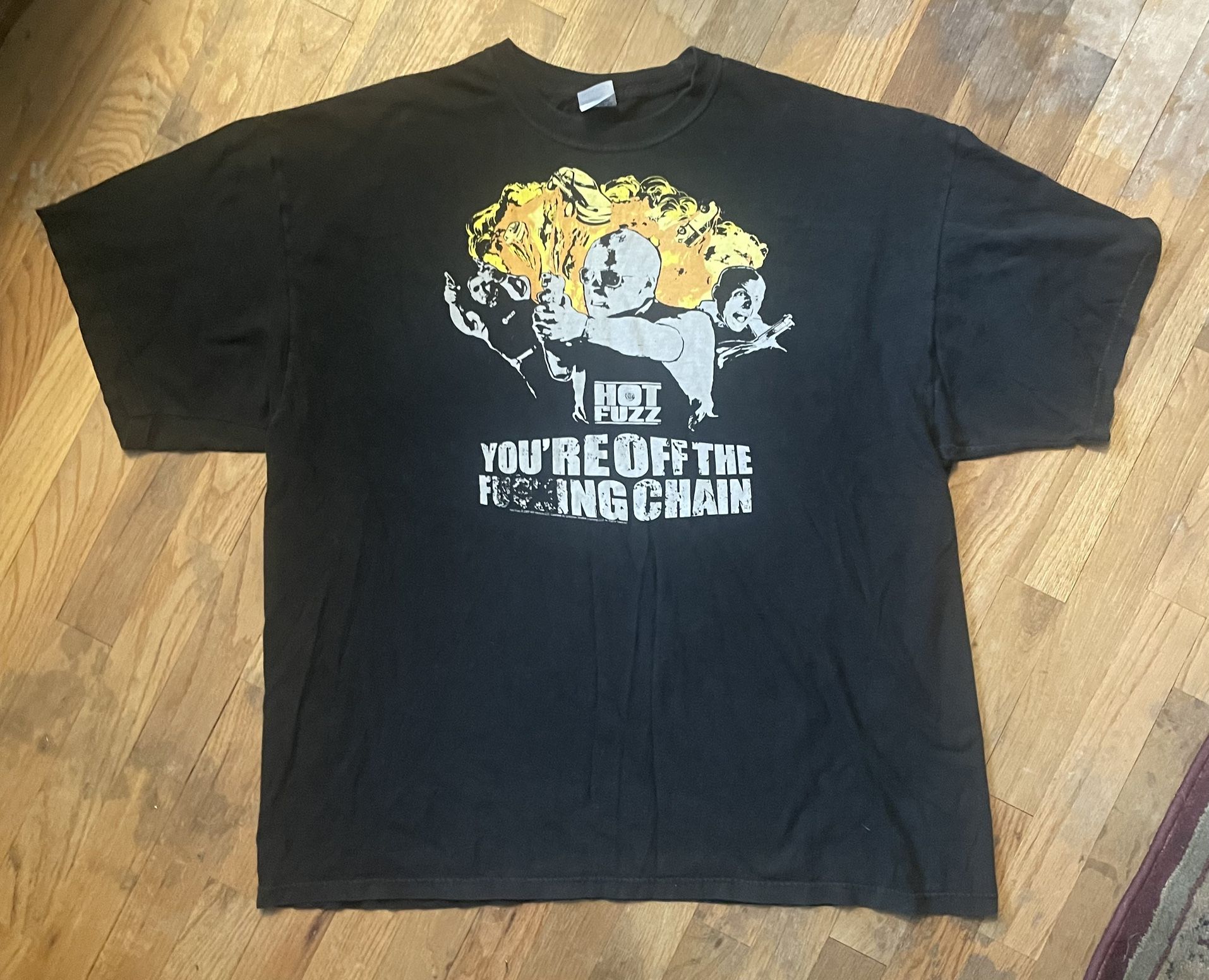 Hot Fuzz Vintage T-Shirt Size XXL - Original 2007 Print