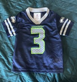 NFL Seattle Seahawks #3 Russell Wilson Football Jersey Toddler Petite Enfant Size 2T 