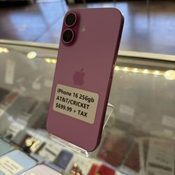iPhone 16 256gb AT&T/CRICKET