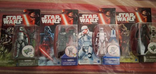 Force Awakens 3 3/4 Action Figures Lot of 4