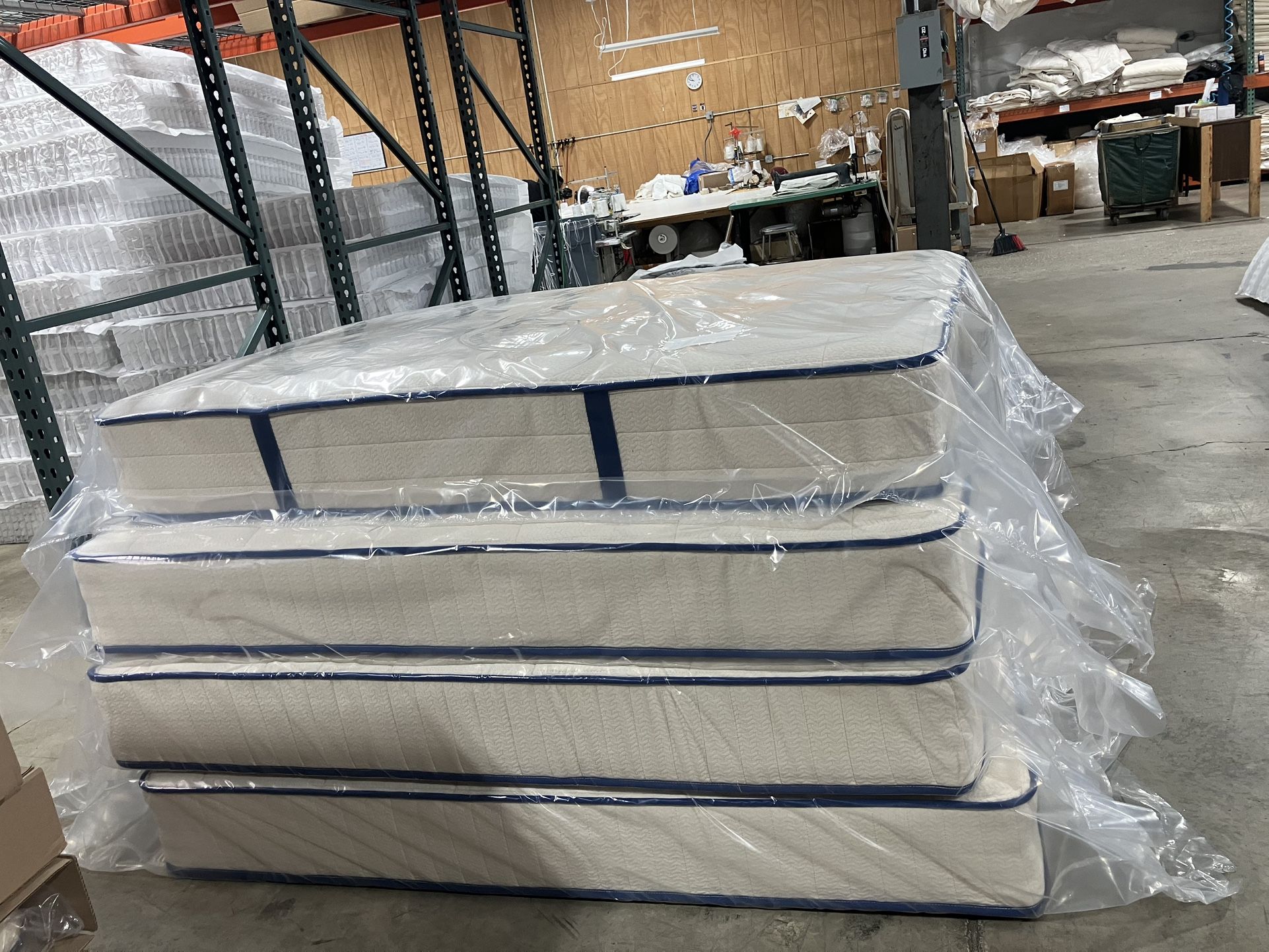 New Mattresses, Boxprings & Metal Frame, All Sizes Available. Excellent Quality Affordable Prices. Twin Mattress At $99. Hablamos Español.