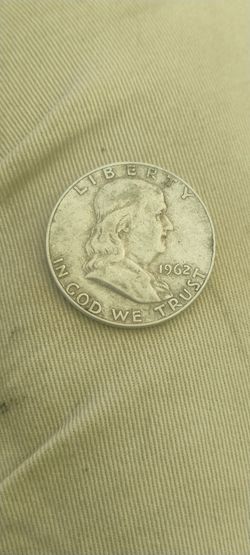 1962 silver half dollar coin