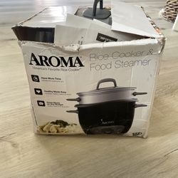 Aroma rice cooker and food steamer