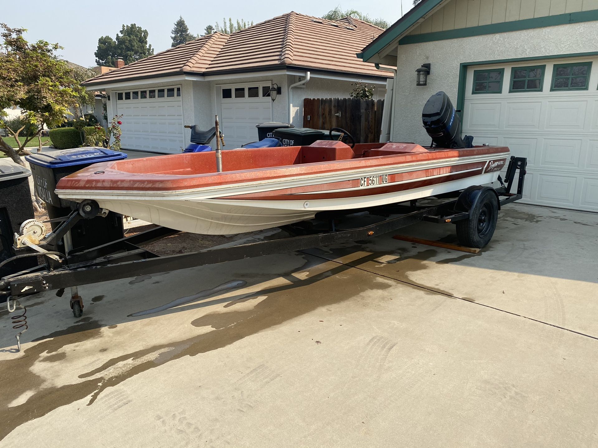 1979 Ranger Aztec 1750-V bass boat