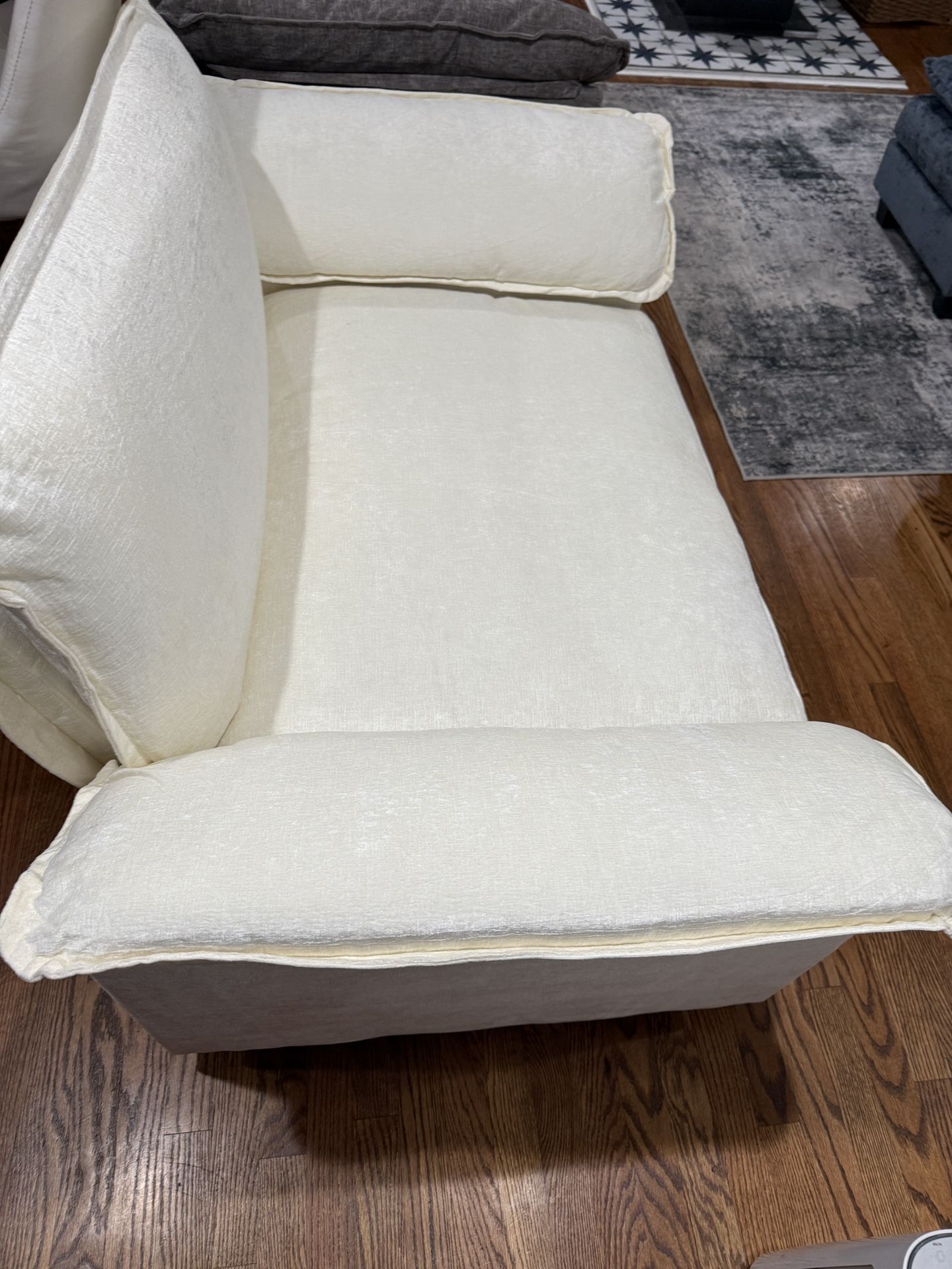 Oversized Chenille Chair
