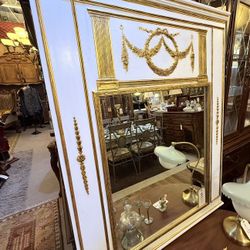 White And Gold Mirror