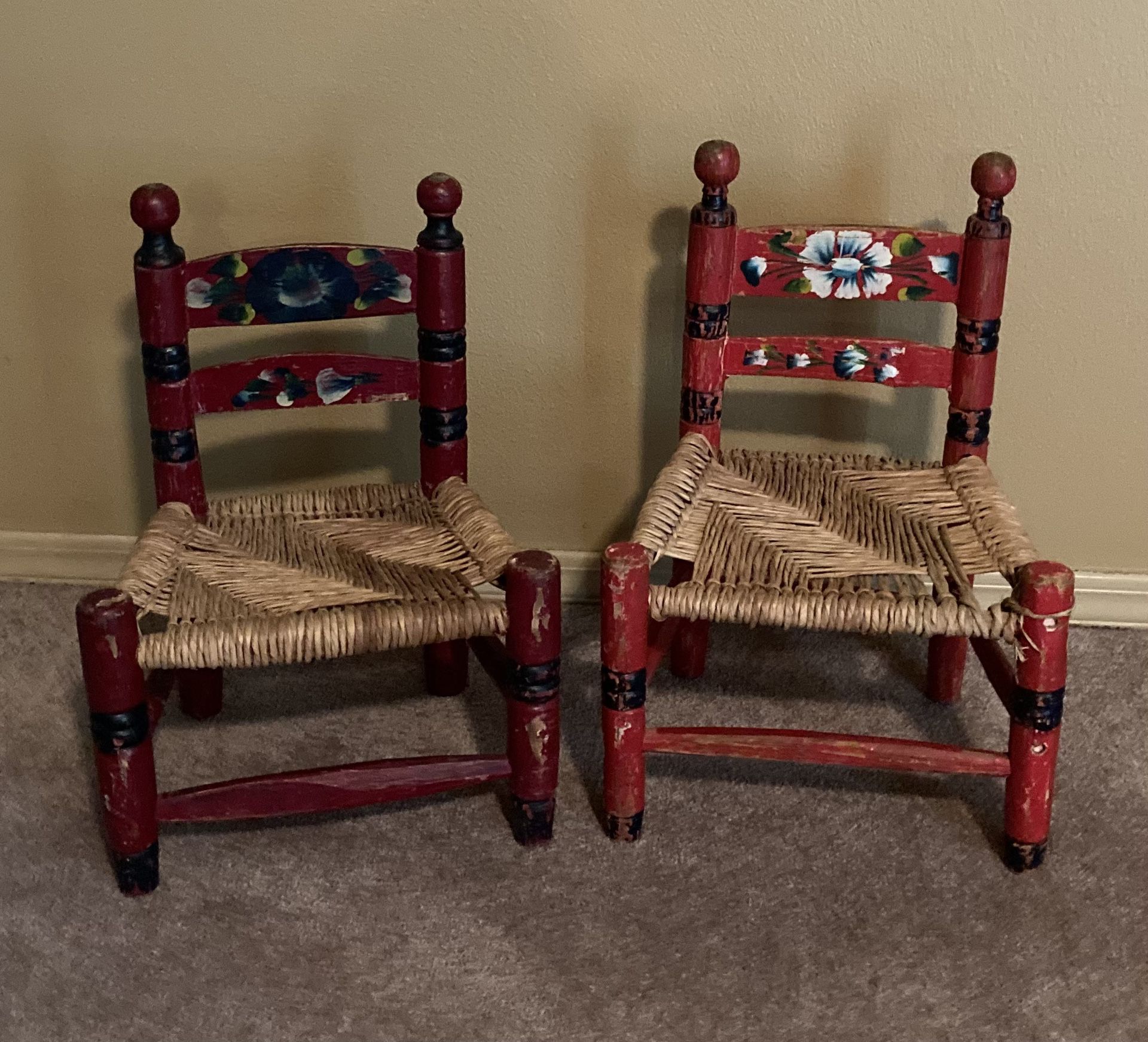 Antique Children’s Chair Set
