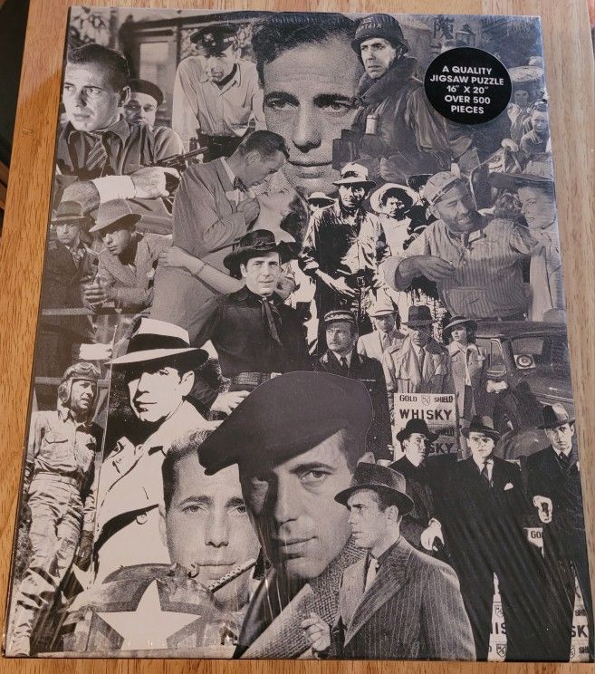 1974 The Late Show 500-piece Jigsaw Puzzle Humphrey Bogart #916 16” X20”(SEE OTHER POSTS)