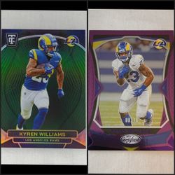 2 Numbered Kyren Williams Cards For 35 (5/5 & 08/10) Read Description For Details