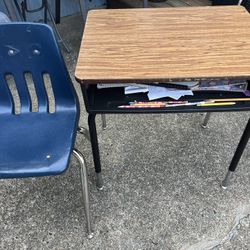 School Desk and Chair for Kids