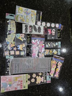Scrapbook Sticker Lot