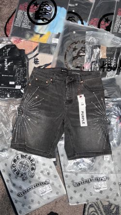 Purple Jean shorts
