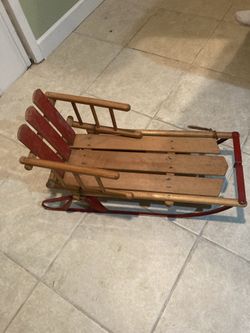 Sled - old fashion child sled