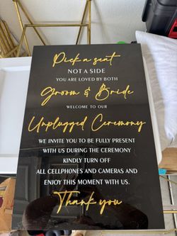 Wedding Sign