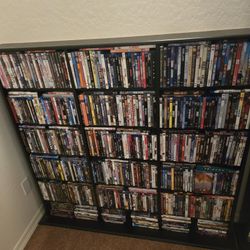 531 Movies + Black Blu-Ray/DVD Shelving