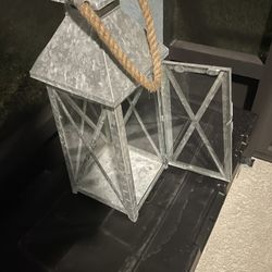 Farmhouse Style Lantern Light Candle Holder