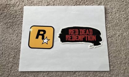 Rockstar Games Red Dead Redemption Logo Sticker Promo GTA VI