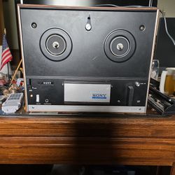 Sony Reel To Reel  Tape Deck