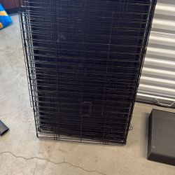 Large Foldable Dog Cage – Great Condition!