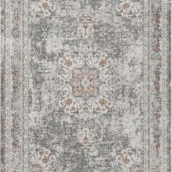 8/10 Vintage Design Gray Rug Carpet 