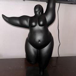 Woman Table Statue 