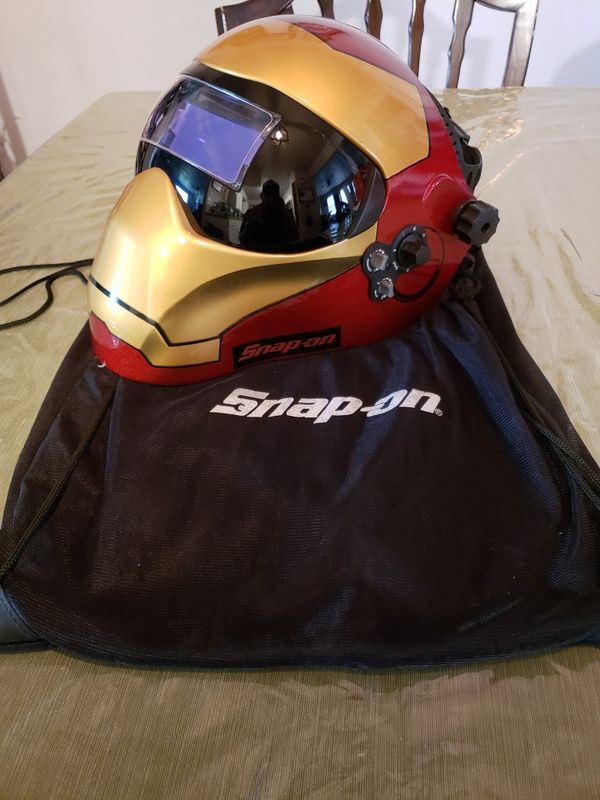 Limited Edition Snap-On Welding Helmet (Iron Man) for Sale in San