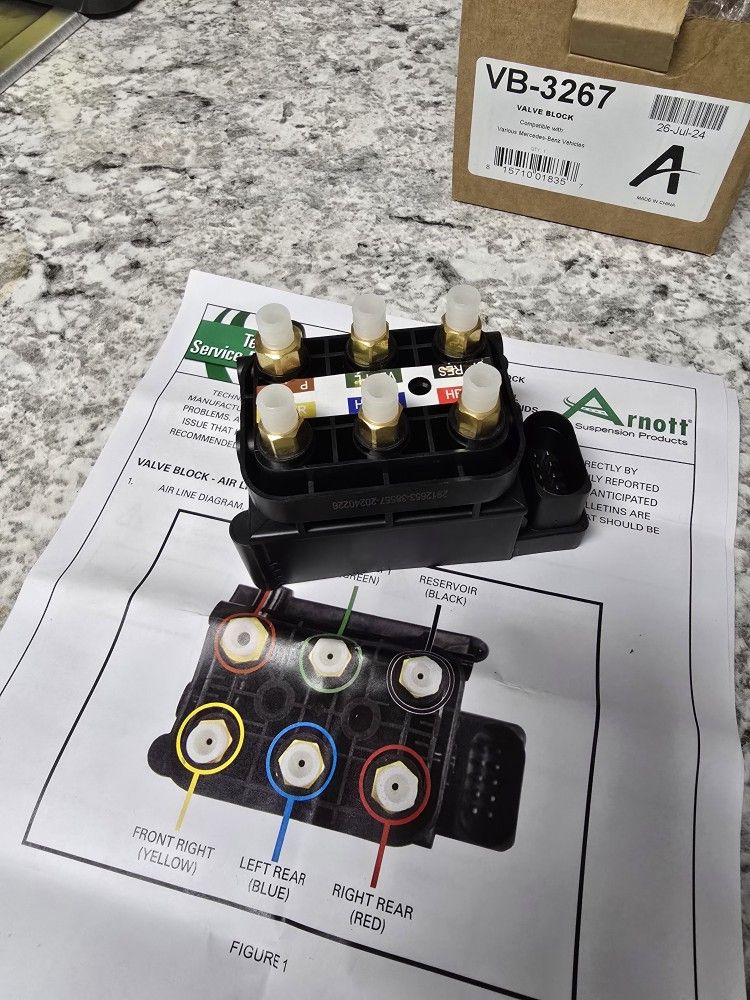Mercedes Benz Arnott Suspension Valve Block