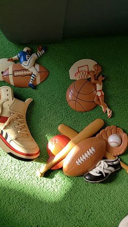 Sports plaques by home interiors