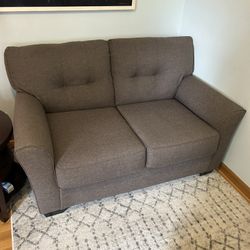 Loveseat Couch - Grey - Like New