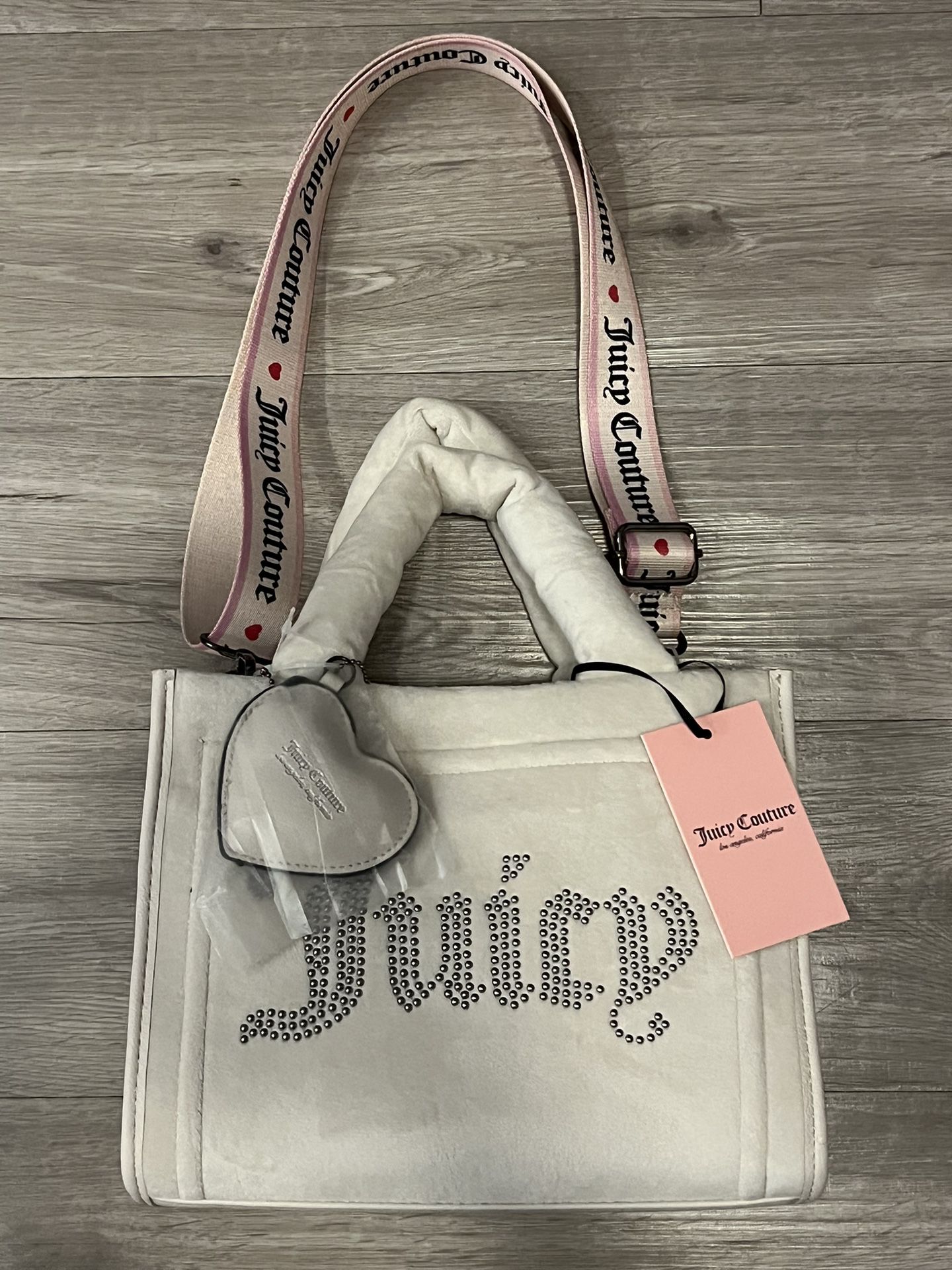 Juicy Couture Extra Spender Mini Tote - Angel (White)