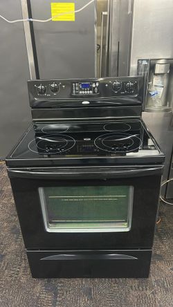 Whirlpool Electric Stove Black 