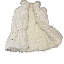 Gallery Reversible Water Resistance /Faux Fur Vest Size L