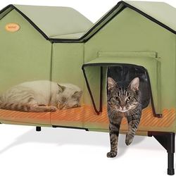 Heated Cat House for Outside Cats in Winter